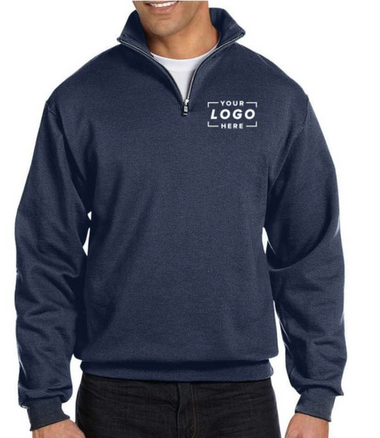 Jerzees Cadet Collar Quarter Zip Pullover