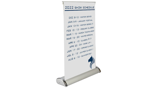 HG Table Top Retractable Banner